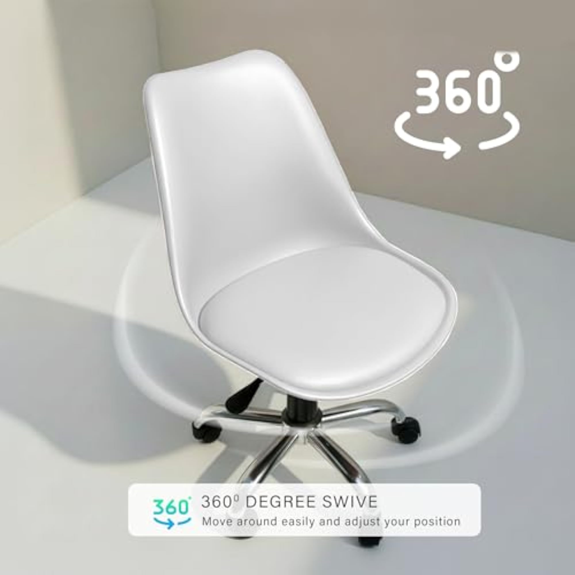 Smart Visitor Chair with Wheels